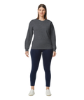 Vit hummer-illustration och text "hummer" på mörkgrå sweatshirt.
