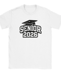 T-shirt med tidlös studentgrafik och texten Senior 2026 i vintage-stil