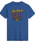 T-shirt med basketinspirerat tryck och tydlig Los Angeles-identitet