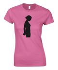 T-shirt Dam Classic – Hands Bound – t-shirt med unikt designtryck