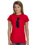 T-shirt Dam Classic – Hands Bound – t-shirt med unikt designtryck