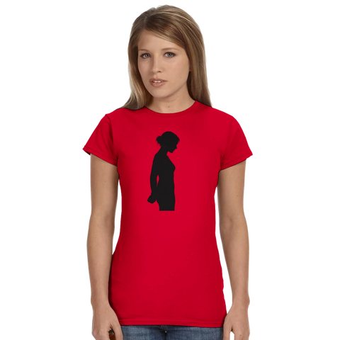 T-shirt Dam Classic – Hands Bound – t-shirt med unikt designtryck