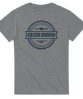 T-shirt Quizkungen retro logga mörkgrå