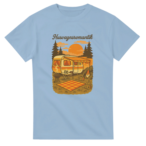 T-shirt - Husvagnsromantik – t-shirt med unikt designtryck
