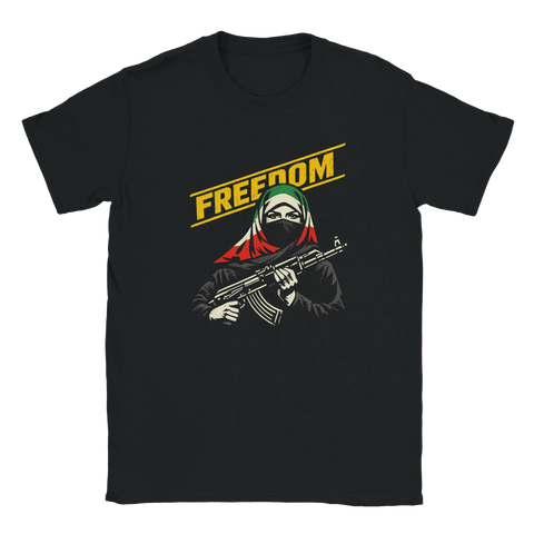 Freedom Iran protest t-shirt med kvinna – Woman Life Freedom Tee