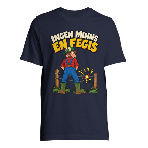 Klassisk lantlig humor på tryck – rolig t-shirt för lantbrukare
