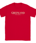 Röd t-shirt med provokativt statement och stilren typografi