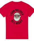 Cool jultomte med solglasögon och humoristisk text – grafisk t-shirt
