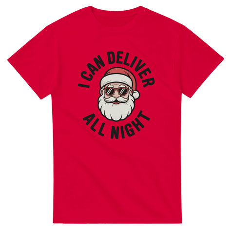 Cool jultomte med solglasögon och humoristisk text – grafisk t-shirt