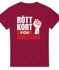 Solidaritetssymbol med knuten näve – politisk t-shirt mot rasism