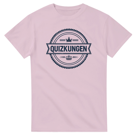 T-shirt Quizkungen retro logga rosa