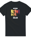 T-shirt med texten Naturen kallar och grafiskt naturmotiv