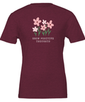 Positiva tankar textdesign vit t-shirt dam
