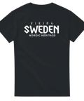 Runinspirerad text Viking Sweden Nordic Heritage – grafisk t-shirt i svart