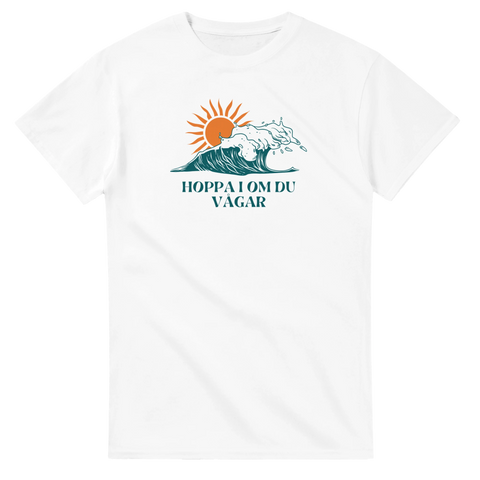 Hoppa om du vågar t-shirt med ordlek