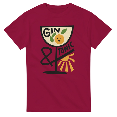 T-shirt Original – Gin & Tonic – t-shirt med unikt designtryck