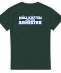 T-shirt med humoristiskt texttryck: Håll käften, jag har semester