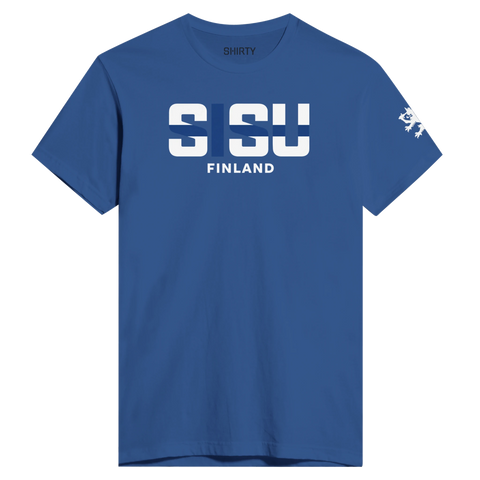 Sisu Finland textdesign premium t-shirt herr