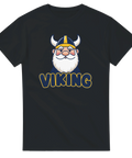 Illustration av maskot-viking med rund näsa – t-shirt med tryck