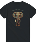 Rolig t-shirt med elefant och ironisk text