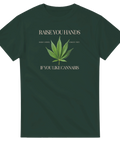 T-shirt Original - Raise your hands if you like cannabis – t-shirt med unikt designtryck