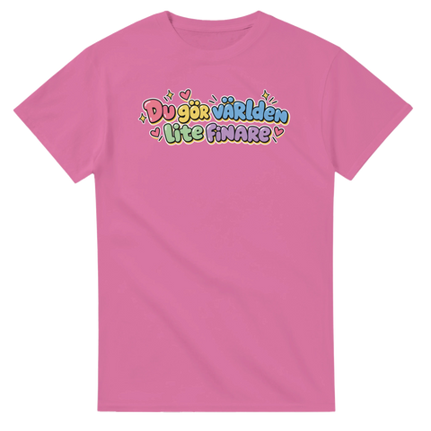 T-shirt med Du gör världen lite finare – produktbild 4 från Shirty