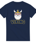 Sportig textdesign med ordet Viking och tecknad gubbe – t-shirt