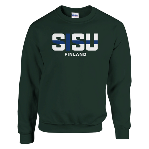 Sweatshirt Sisu Finland – enkel tröja med textmotiv