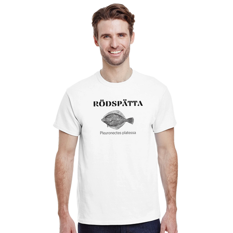 T-shirt Original - Rödspätta – t-shirt med unikt designtryck