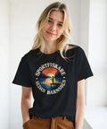 T-shirt med motivet Sportfiskare sedan barnsben