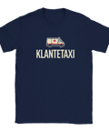 Självironisk t-shirt med satirisk illustration av en ambulans i retrostil
