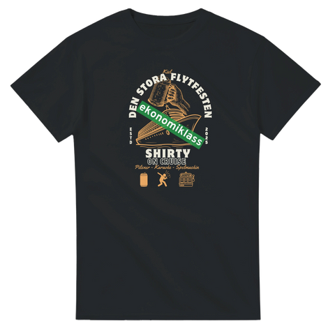 Den stora flytfesten Ekonomiklass t-shirt herr