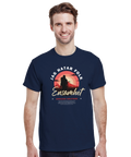 T-shirt med humoristiskt motiv om ensamhet och texten Jag hatar folk