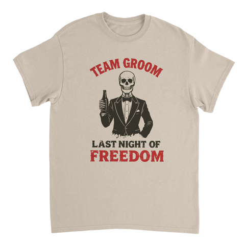Vintage illustration av skelett i kostym och fluga – party-t-shirt