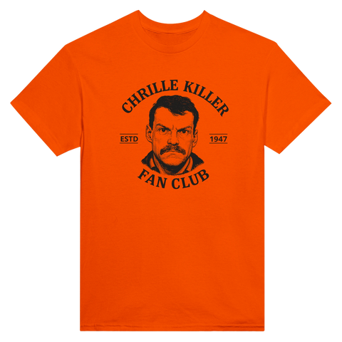 Chrille Killer Fan Club textdesign t-shirt herr svart