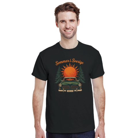 T-shirt - Sommar i Sverige – t-shirt med unikt designtryck