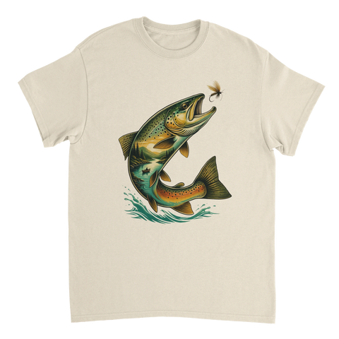 T-shirt med motivet Hooked on Nature