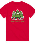 Kreativ illustration av skog i rörelse – t-shirt med filmreferens