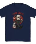 T-shirt med skräckfilmsinspirerat tryck