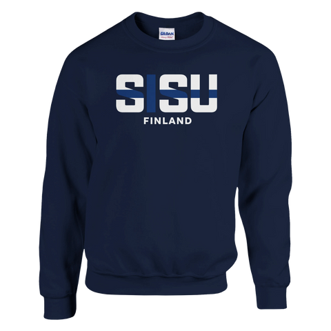 Finsk tröja med Sisu Finland-text – suomi sweatshirt