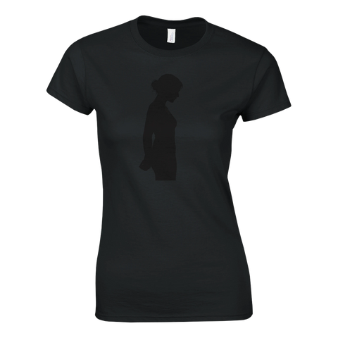 T-shirt Dam Classic – Hands Bound – t-shirt med unikt designtryck