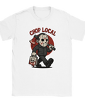 Blodig skräck t-shirt med humorinslag