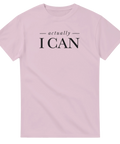 Kaxig t-shirt med citat i svart text – rosa t-shirt