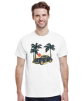 T-shirt Original - Car & Palm – t-shirt med unikt designtryck
