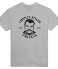 Vintage-inspirerat tryck Chrille Killer Estd 1947 – grå t-shirt