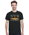T-shirt med motivet The Gentle Art of Fly Fishing