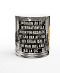 Rolig mugg med citat om internationella inkontinensdagen i retrostil