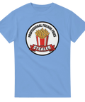 Fransk pommes frites illustration t-shirt herr och dam