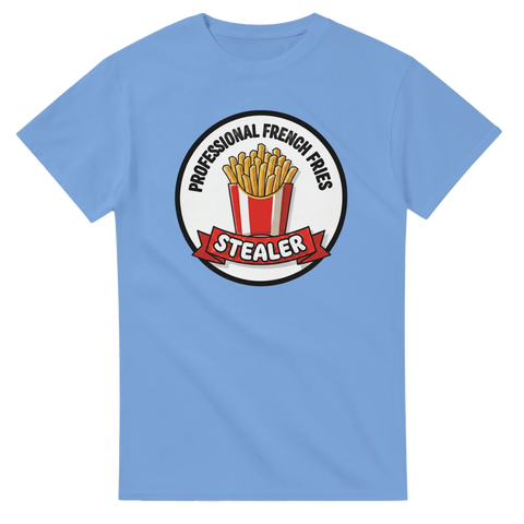 Fransk pommes frites illustration t-shirt herr och dam