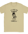 Grafisk t-shirt med Trollface och humoristiskt citat om dofter
